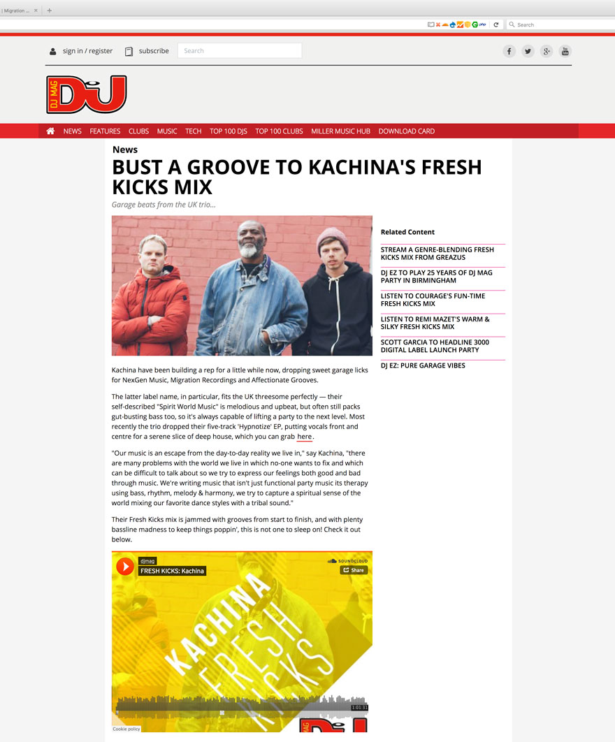 Kachina DJ Mag Exclusive Guest Mix